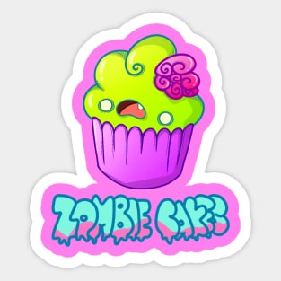 Zombie cakes Sticker